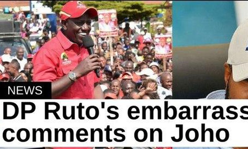 DP William Ruto and Hassan Joho