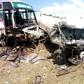 Salgaa accident between a bus and a petrol tanker
