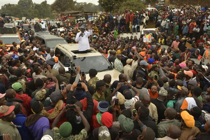 ODM leader Raila Odinga in Kiambu
