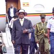 President Museveni arrives in Kenya for the Blue Economy Conference