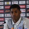 Manchester United's Marcus Rashford and other team mates went to visit children hurt in the May 22 attack in the city