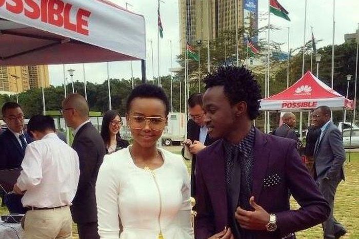 Huddah Monroe and Bahati