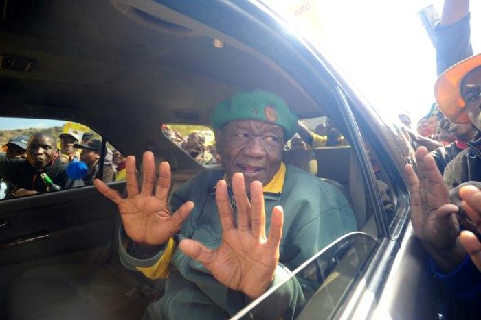 Thomas Thabane (pictured) is due to replace Pakalitha Mosisili, Lesotho's prime minister since 2015, after forming a coalition with three other parties