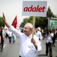 Kemal Kilicdaroglu, leader of Turkey's Republican People's Party (CHP), is trekking from Ankara to Istanbul to protest the jailing of a CHP lawmaker
