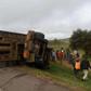 Lorry involved in a past accident at Salama area along Nairobi-Mombasa Highway