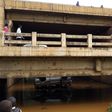 Matatu plunges into a ditch along Thika Road wide view