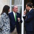 Former New York mayor, Michael Bloomberg, seen here meeting with French President Emmanuel Macron and Paris mayor Anne Hidalgo, leads a group of US business and government leaders pledging continued support for the Paris climate accord