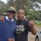 Boni Khalwale with one of his sons