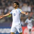 Dominic Solanke in action for England during the under-20 World Cup in South Korea in June 2017