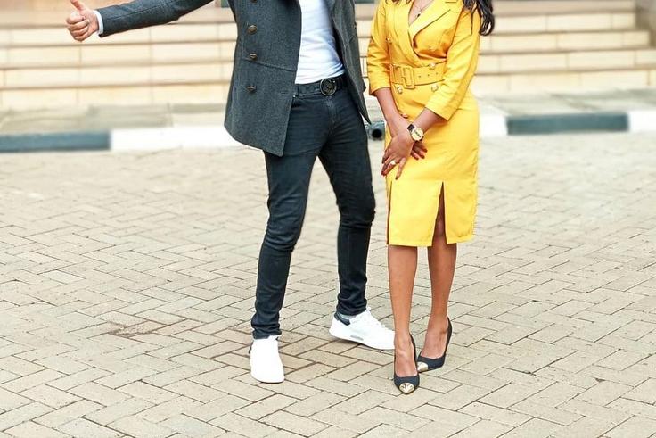 Grace Ekirapa with co-host DJ Mo