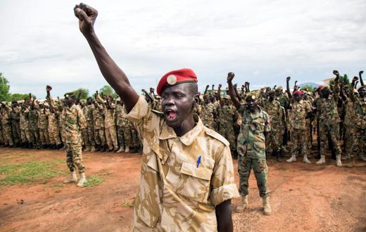 The Sudan People's Liberation Army has been kept well supplied with weaponry