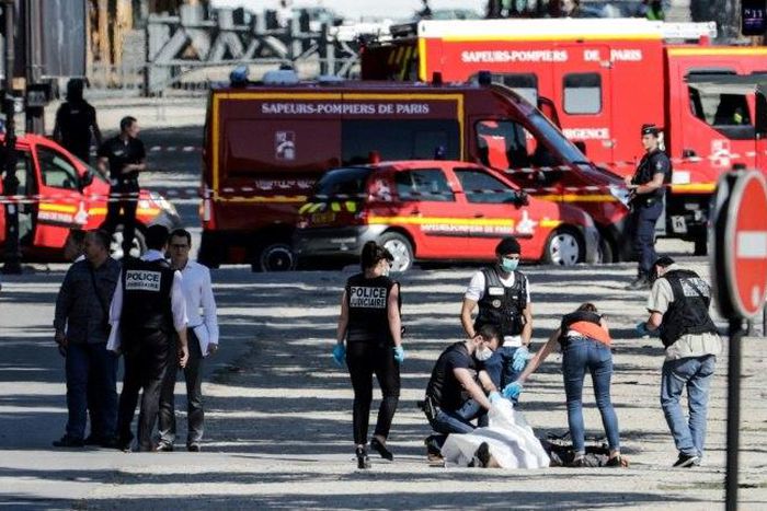 Adam Dzaziri was killed when he rammed a car loaded with guns and a gas bottle into a police van on the Champs-Elysees in Paris