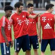 Bayern Munich players attend a training session in Munich, southern Germany, on July 13, 2017