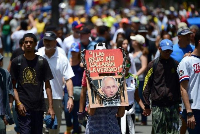 Opposition activists protest in Caracas, but turnout is down as many opposed to President Nicolas Maduro grow discouraged