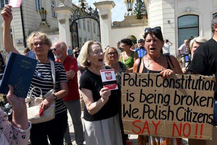 Poland's ruling rightwing Law and Justice (PiS) party's push for reforms to increase political control over the judiciary prompted huge street protests and threats of unprecedented EU sanctions