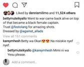 Betty Kyallo's post