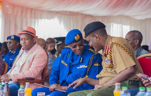 IG Jospeh Boinnet with Governor Sonko. DCI and police have been ordered to stop posting mug shots online