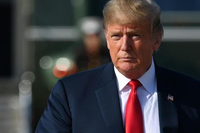 US President Donald Trump, pictured on October 1, 2018, took his "America First" agenda to the Swiss Alps last year.