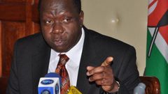 Acting Interior Security Cabinet Secretary Fred Matiangi