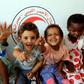 A picture taken on August 2, 2017 shows children of Islamic State group fighters now living in the Libyan Red Crescent headquarters in Misrata, a town half-way between Sirte and Tripoli