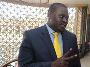 Nairobi Senator Johnson Sakaja at parliament buildings