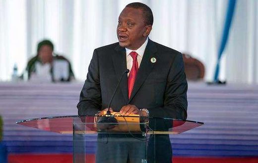 File image of President Uhuru Kenyatta