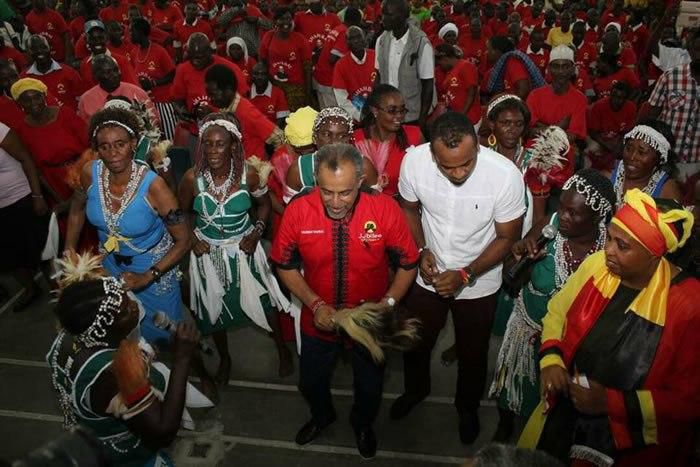 Shahbal when he was endorsed for Governor by the Kamba Community at Lohana hall, Mvita Constituency.