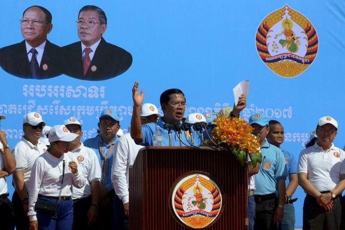 Hun Sen is seen as cracking down on critics before the next election