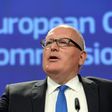 First Vice-President of the European Union Commission Frans Timmermans talks to the media about the situation in Poland at the European Union Commission headquarters in Brussels on July 19, 2017