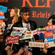 Brazilian footballer Neymar speaks to media at a fashion event in Shanghai on July 31, 2017