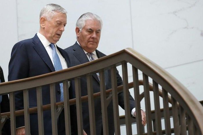 US Secretary of State Rex Tillerson and Defense Secretary Jim Mattis say the United States has "no interest" in regime change in North Korea, in a joint op-ed in the Wall Street Journal