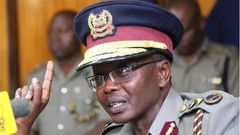 Inspector General Joseph Boinet. Government has issued six rules all Matatu operators must comply with before November 12.