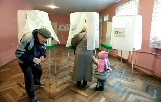 Georgians vote in the capital Tbilisi in an election seen as a trial run for crucial parliamentary polls in 2020
