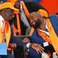 Opposition leader Raila Odinga with Mombasa Governor Hassan Joho