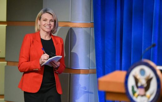 Heather Nauert became the spokeswoman of the State Department with no prior foreign policy experience