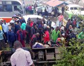 Passengers Stuck in Matatu That Fell Into Flooded Area on Waiyaki Way