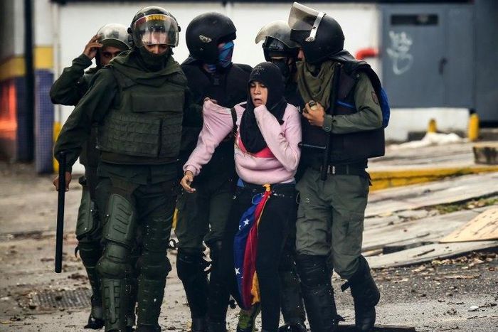 Protesters took over streets in Caracas on July 28, 2017 in a show of defiance to President Nicolas Maduro, as the crisis gripping Venezuela turned deadlier ahead of a controversial weekend election that has earned international scorn