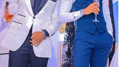 Ommy Dimpoz with Alikiba. Ommy Dimpoz hospitalized again