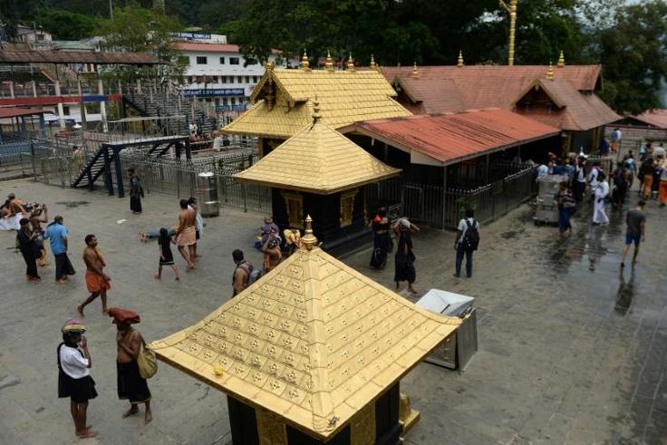 The temple in Kerala state has been at the centre of an increasingly angry showdown between Hindu traditionalists who support the ban and women activists