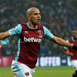 Sofiane Feghouli, pictured in February 2017, has reportedly left West Ham United to join Istanbul's Galatasaray