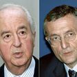 Francois Leotard (R) becomes the second former minister to be placed under formal investigation, a status roughly equivalent to being indicted, after ex-premier Edouard Balladur