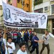 Supporters of the ruling Awami League, the party chaired by Prime Minister Sheikh Hasina who is running for a record fourth term in office