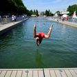 The new public bathing area in Paris was an instant hit last week