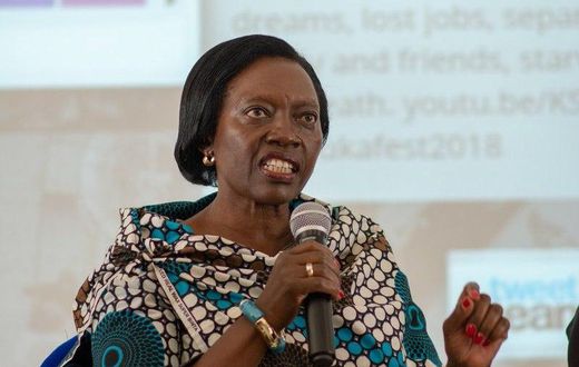 Narc-Kenya party leader Martha Karua during the Zinduka Festival