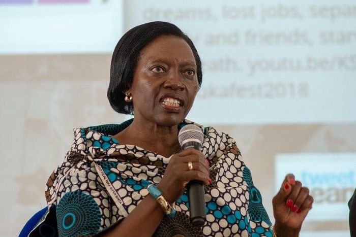 Narc-Kenya party leader Martha Karua during the Zinduka Festival