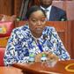 Monica Juma during a past appearance at Parliament