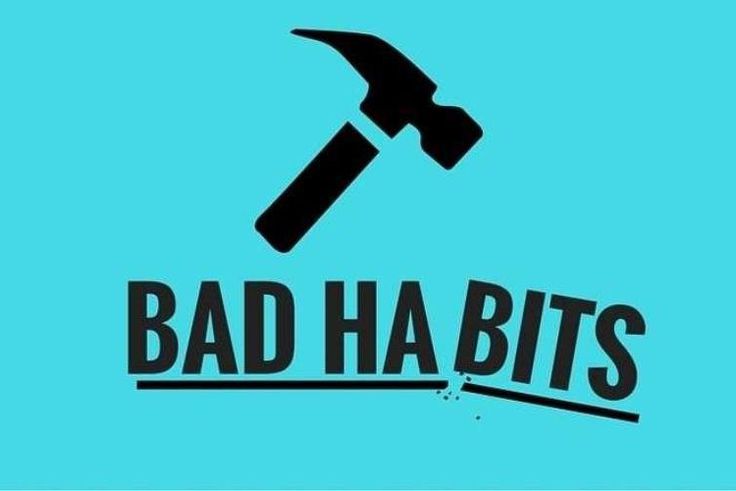 A sign encouraging people to quit their bad habits