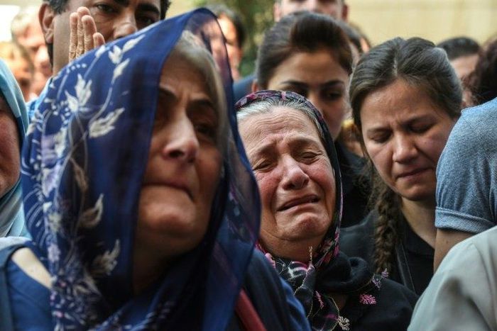 Grieving victims gathered to mark a year since the attack on Istanbul's Ataturk airport, which left 45 dead