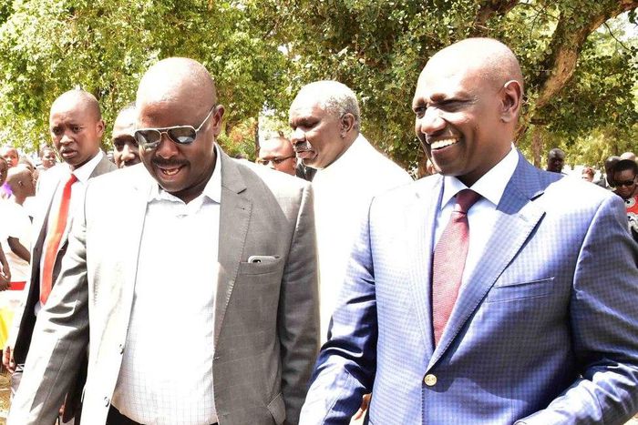 Isaac Ruto with DP William Ruto