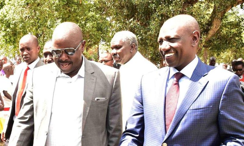Isaac Ruto with DP William Ruto